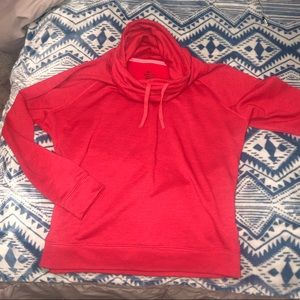NIKE Red Cowl Neck Sweatshirt
